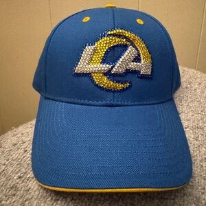 NWT Rhinestone Los Angeles Rams hat
